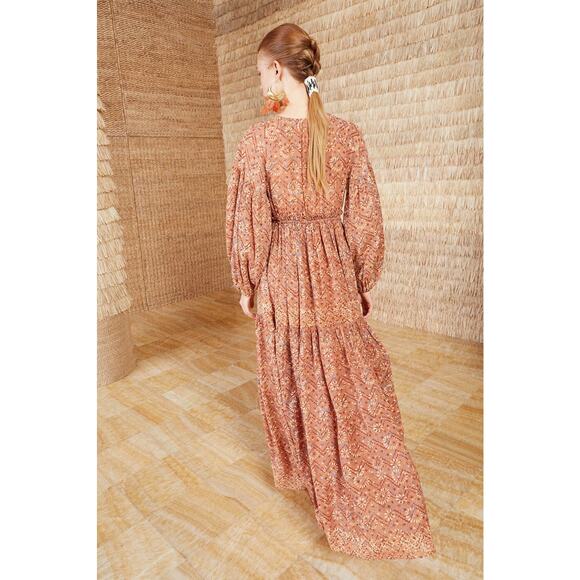 Ulla Johnson Althea Maxi Dress In Rose - Picture 8 of 15